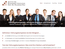 Tablet Screenshot of fuehrungskompetenzen.com